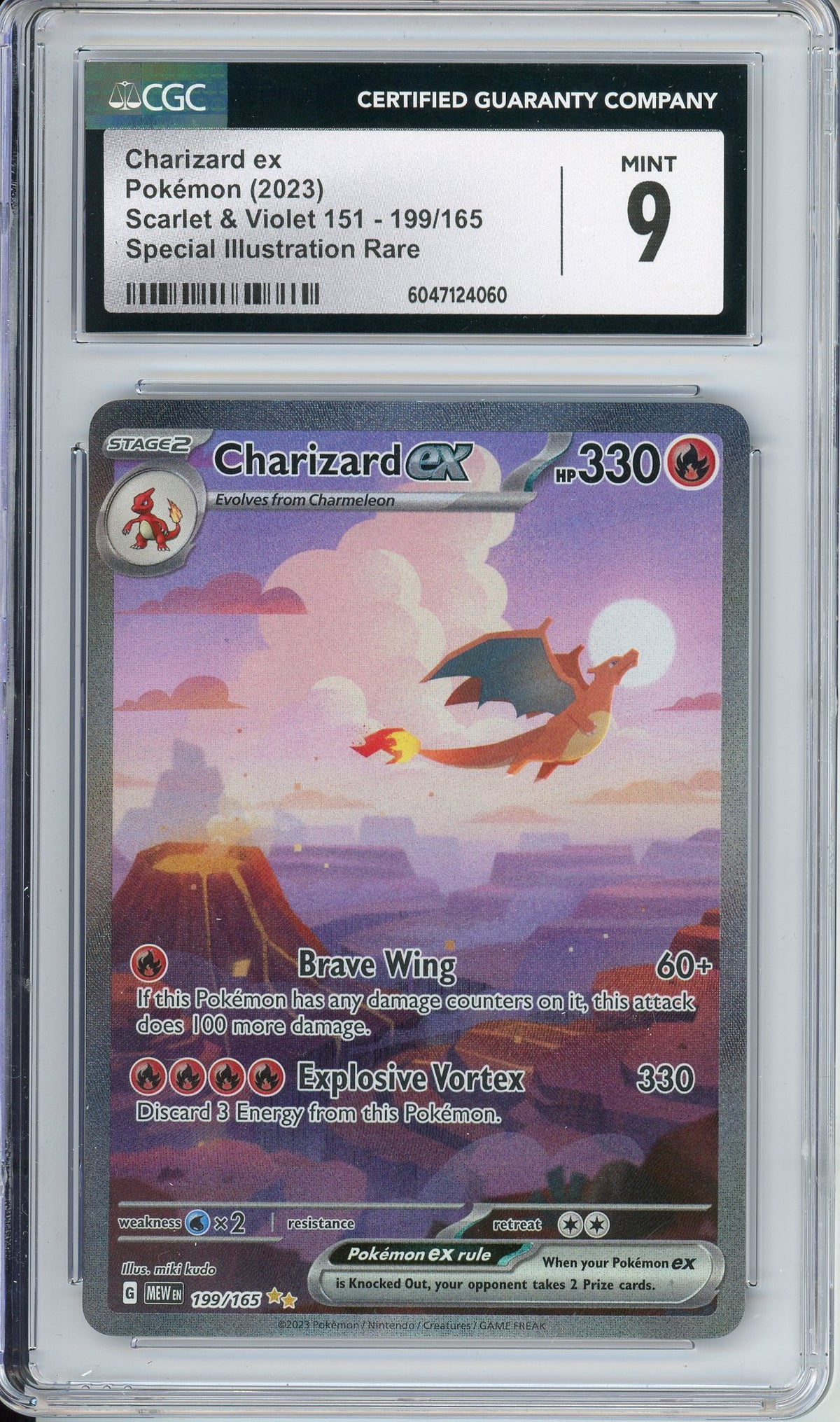 Pokemon Graded: Charizard ex CGC 9