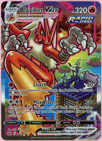 Pokemon Single Blaziken VMAX 201/198 Chilling Reign (2023) Alternate Art DMG