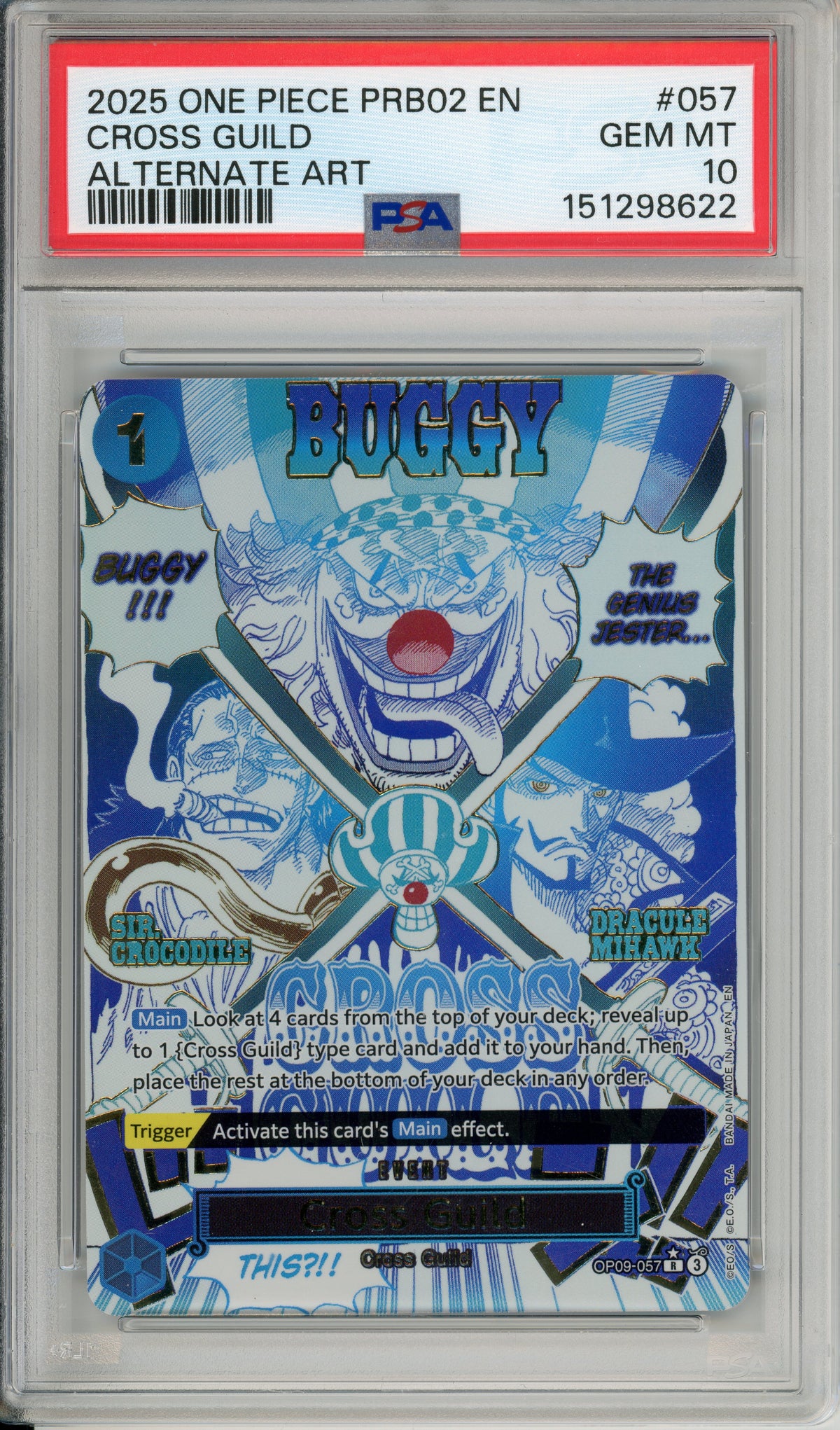 Pokemon Graded: Cross Guild PRB02 #57 Alternate Art (2025) PSA 10