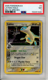 Pokemon Graded: Latios 9/113 Delta Species (2005) Holo PSA 7