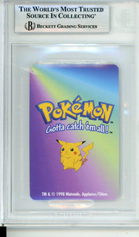 Pokemon Graded: 1998 KFC Mini Card Charizard #6 Beckett 9 MINT
