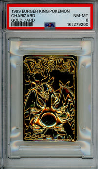 Pokemon Graded: Charizard Gold Card Burger King (1999) PSA 8