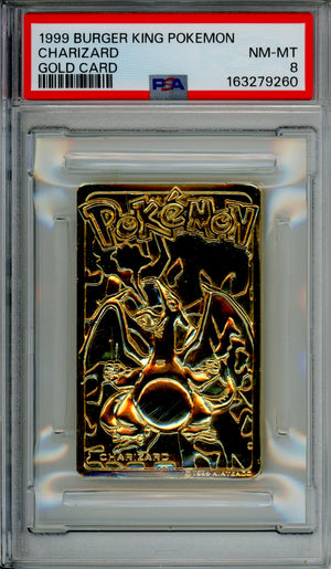 Pokemon Graded: Charizard Gold Card Burger King (1999) PSA 8