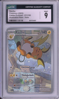 Pokemon Graded: Raichu CGC 9