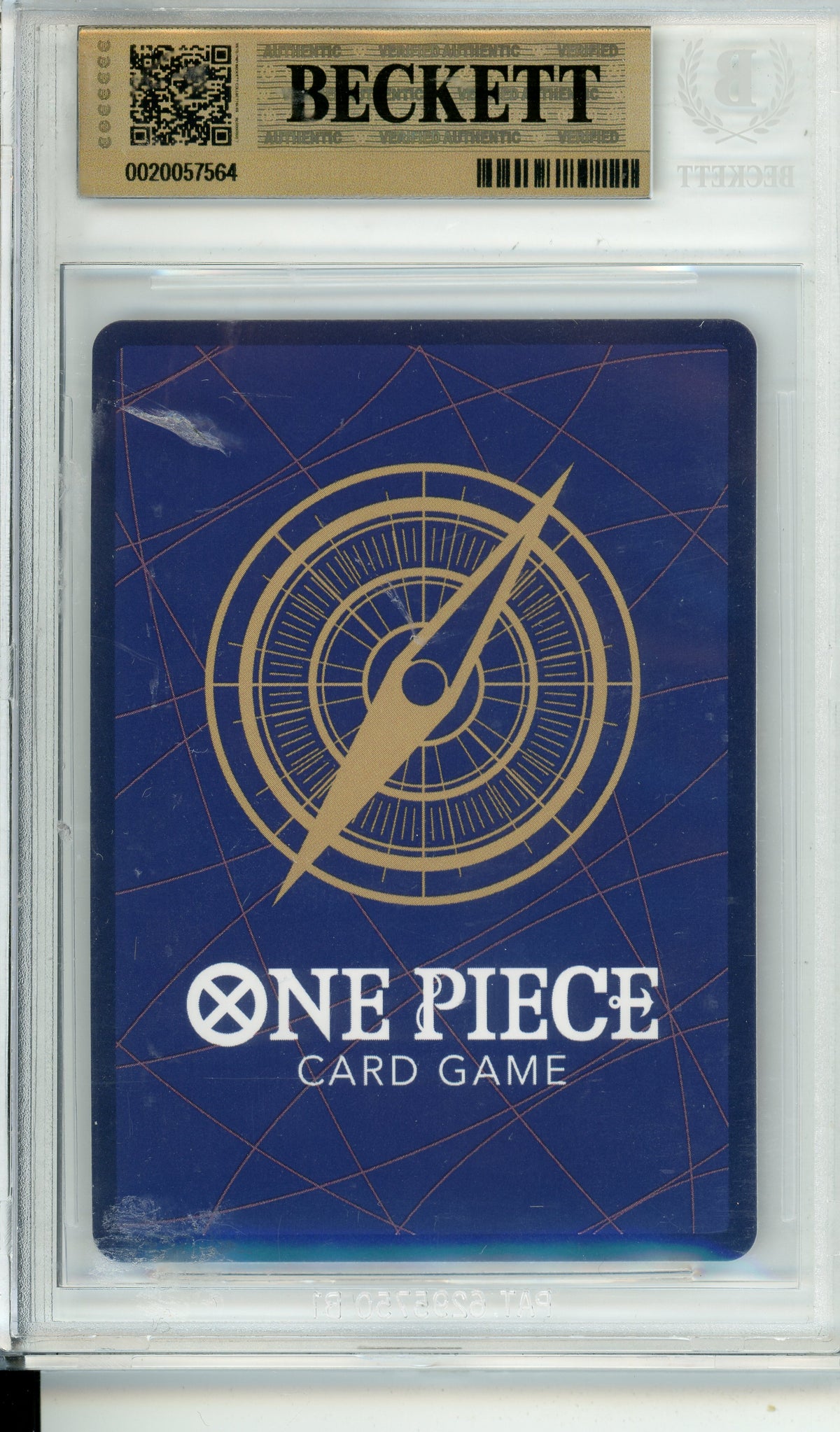 One Piece Graded: Monkey. D. Luffy OP13-118 2025 ALT ART SEC Beckett Pristine 10
