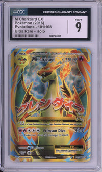 Pokemon Graded: M Charizard EX CGC 9