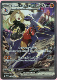 Pokemon Single: Cynthia's Garchomp ex 232/182 Destined Rivals (2025) SIR NM