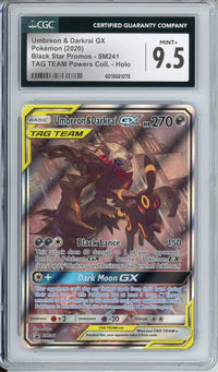 Pokemon Graded: Umbreon & Darkrai #SM241 Tag Team Powers Collection Promo (2020) Holo CGC 9.5