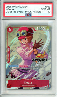 One Piece Graded: Koala P-069 Event Pack Finalist (2025) PSA 10