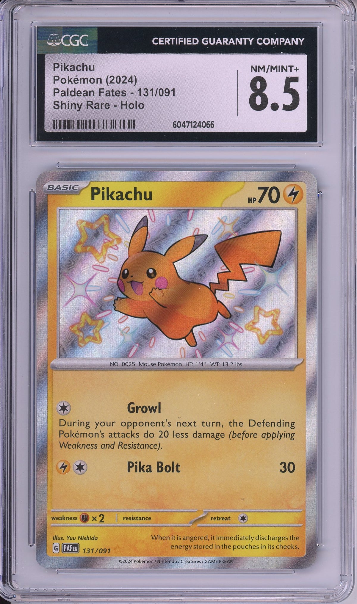 Pokemon Graded: Pikachu CGC 8.5