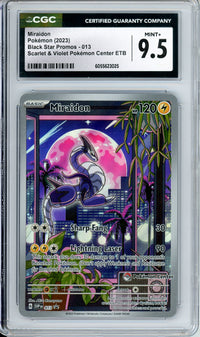 Pokemon Graded: Miraidon #13 Scarlet & Violet Pokemon Center ETB Promo (2023) Holo CGC 9.5