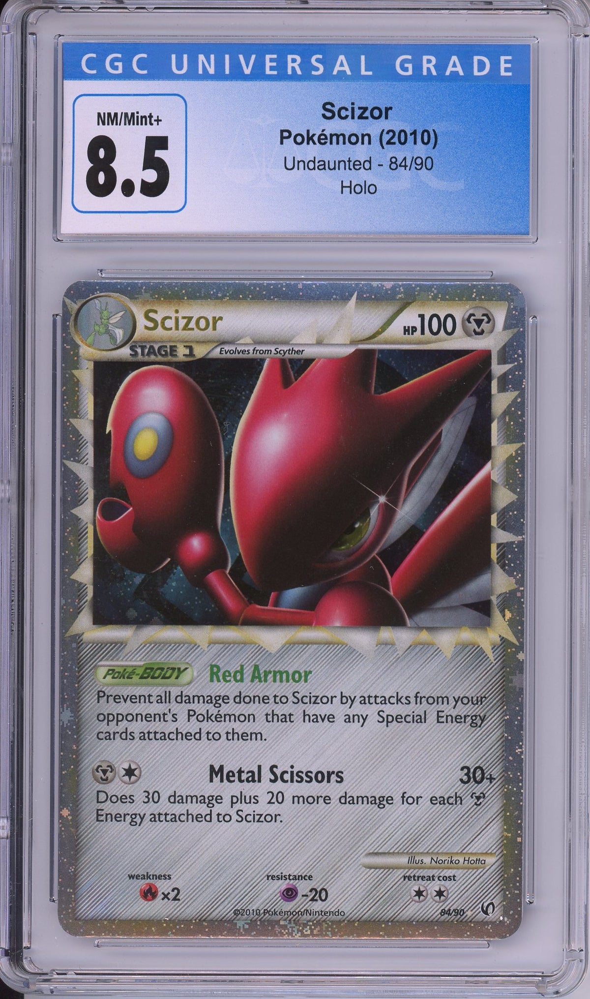 Pokemon Graded: Scizor CGC 8.5