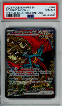 Pokemon Graded: Roaring Moon ex 162/131 Prismatic Evolutions (2025) SIR PSA 10