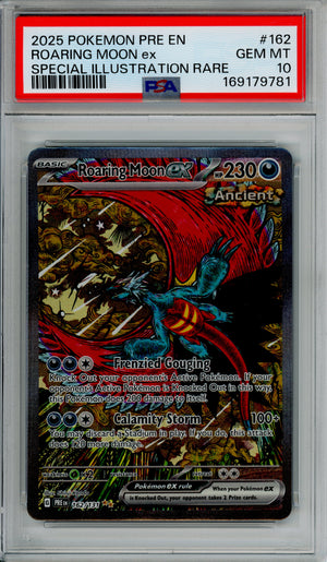 Pokemon Graded: Roaring Moon ex 162/131 Prismatic Evolutions (2025) SIR PSA 10