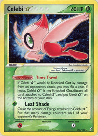 Pokemon Single: Celebi 100/100 Crystal Gaurdians 2006 (DMG) Holo
