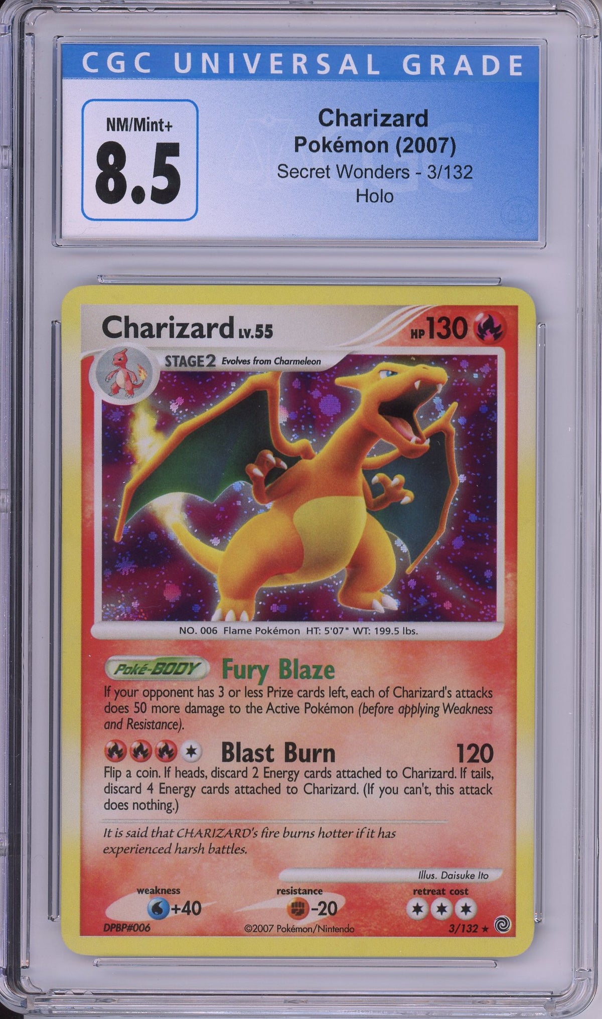 Pokemon Graded: Charizard CGC 8.5