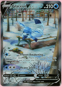 Pokemon Single: Glaceon V 175/203 Evolving Skies (2021) Alternate Art NM