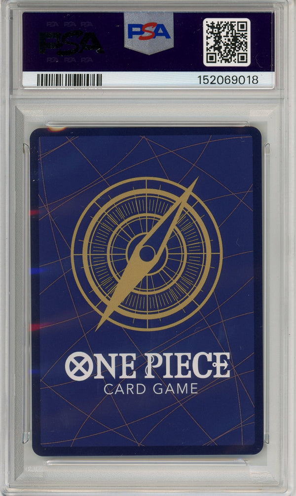 One Piece Graded: Shanks OP09-004 3rd Anniversary Silver Foil PSA 10