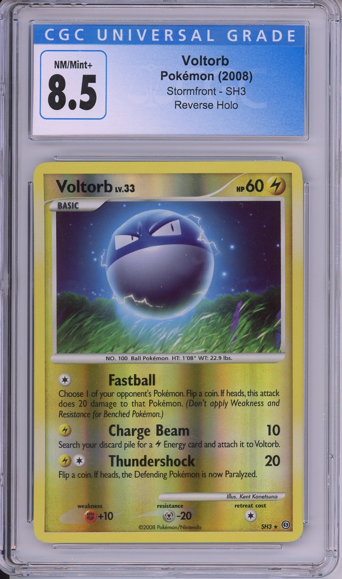 Pokemon Graded: Voltorb CGC 8.5