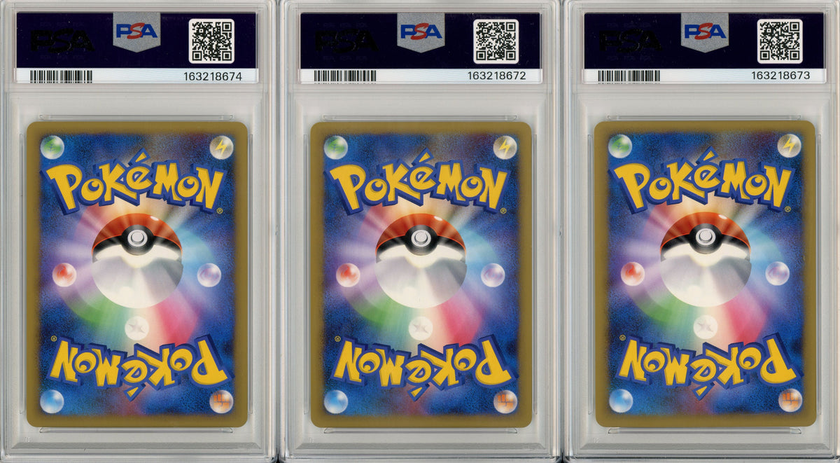 Pokemon Graded: Victory Medal 1st, 2nd, & 3rd Place Set (2009) Gym Promo PSA 10