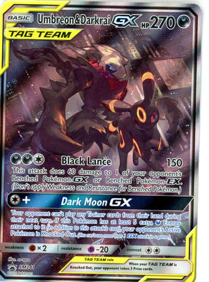 Pokemon Single: Umbreon+Darkrai GX -SM241 SM Promos Holo NM