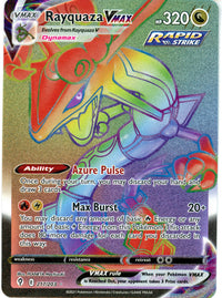 Pokemon Single: Rayquaza VMAX (Secret) swsh07 217/203 NM