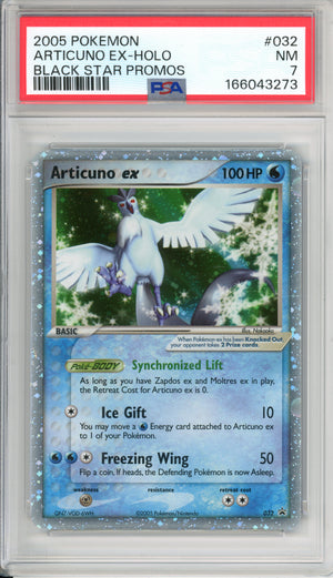 Pokemon Graded: Articuno ex #32 Nintendo Promo (2005) Holo PSA 7