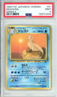 Pokemon Graded: JP Dewdong #137 Vending Series II (1998) PSA 9