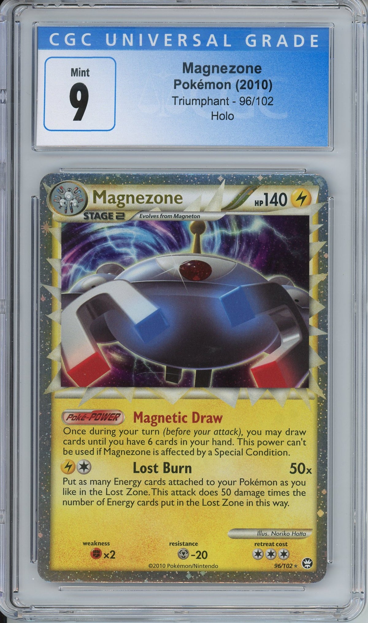 Pokemon Graded: Magnezone CGC 9