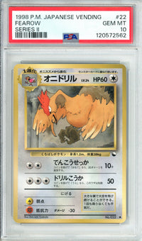 Pokemon Graded: JP Fearow #22 Vending Series II (1998) PSA 10