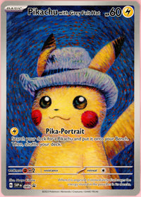 Pokemon Single: Pikachu with Grey Felt Hat #85 Scarlet & Violet Promo (2023) LP