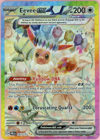 Pokemon Single: Eevee ex 167/131 Prismatic Evolutions (2025) SIR NM