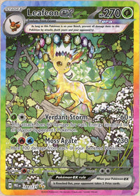 Pokemon Single: Leafeon ex 144/131 Prismatic Evolutions (2025) SIR NM