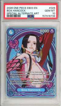 One Piece Graded: Boa Hancock EB03 Special Alternate Art (2026) PSA 10
