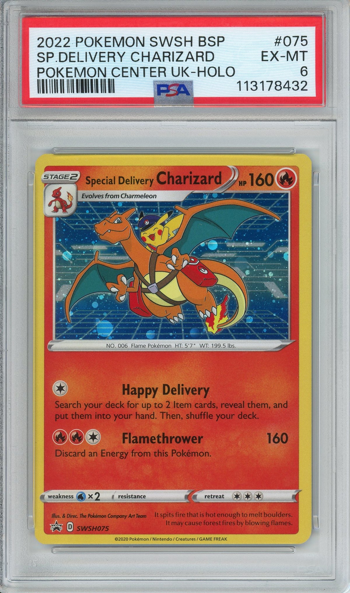 Pokemon Graded: Special Delivery Charizard PSA 6