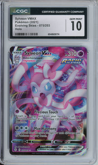 Pokemon Graded: Sylveon VMAX CGC 10