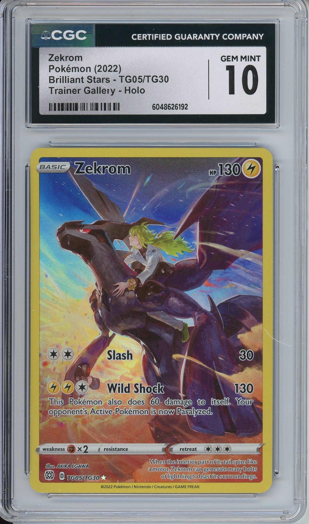 Pokemon Graded: Zekrom CGC 10