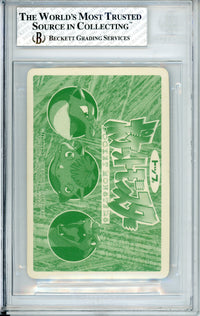 Pokemon Graded: Blastoise VS Charizard #9 Topsun (1997) Prism Holo Beckett 8