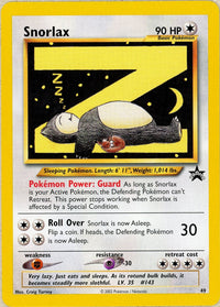 Pokemon Graded: Snorlax #49 WOTC League Promo (2002) NM