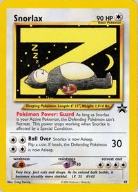 Pokemon Graded: Snorlax #49 WOTC League Promo (2002) LP