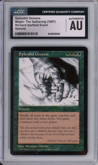 MTG Graded: Splendid Genesis CGC Authenticated