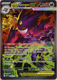 Pokemon Single: Mega Gengar ex 284/217 Ascended Heroes (2026) SIR NM