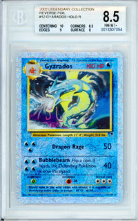 Pokemon Graded: Gyarados 12/110 Legendary Collection (2002) Reverse Foil Beckett 8.5