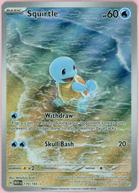 Pokemon Single: Squirtle 270/265 Scarlet & Violet 151 (2023) IR NM