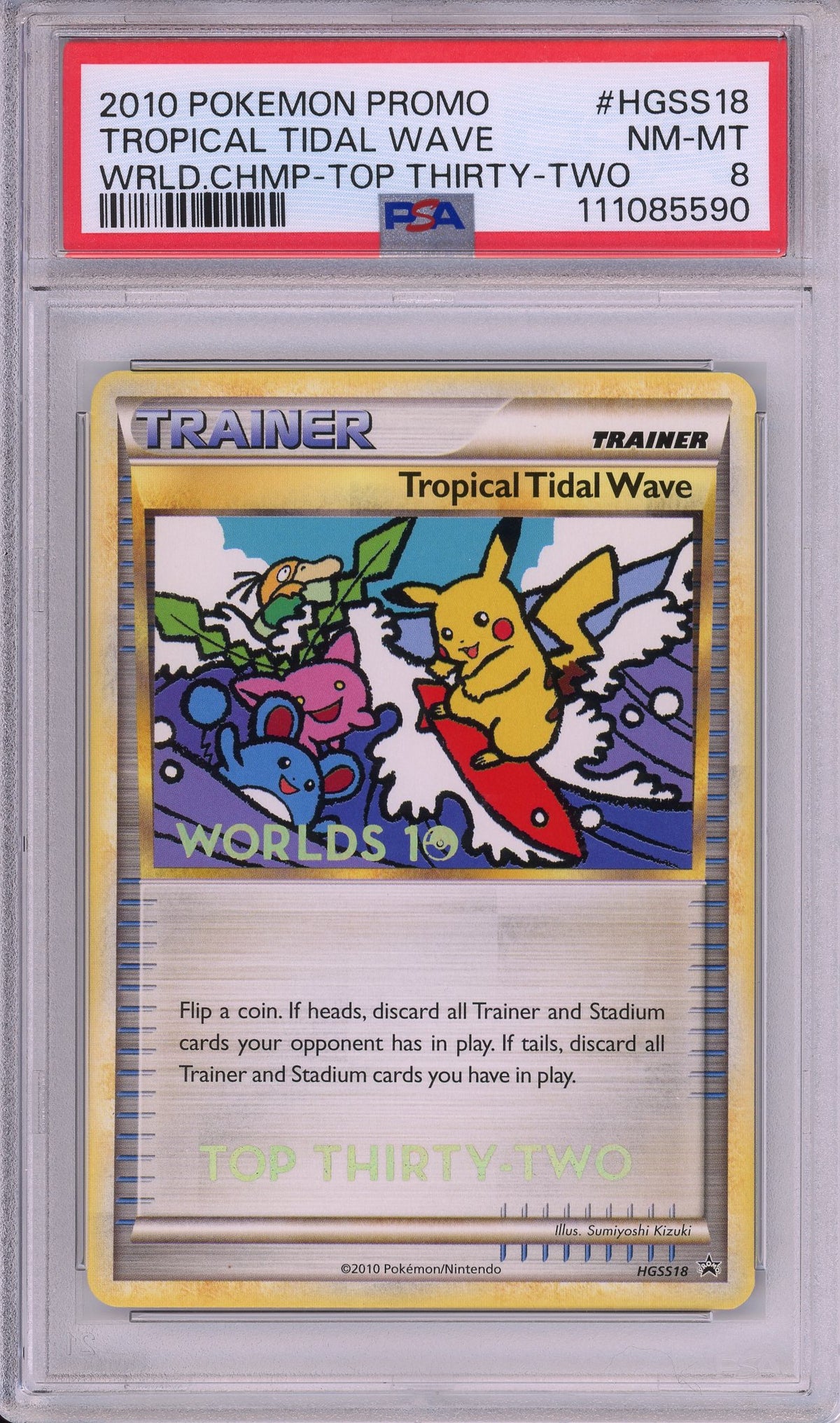 Pokemon Graded: Tropical Tidal Wave PSA 8