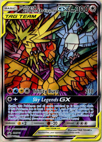 Pokemon Single: Moltres & Zapdos & Articuno GX #SM210 Hidden Fates Promo (2019) Holo NM