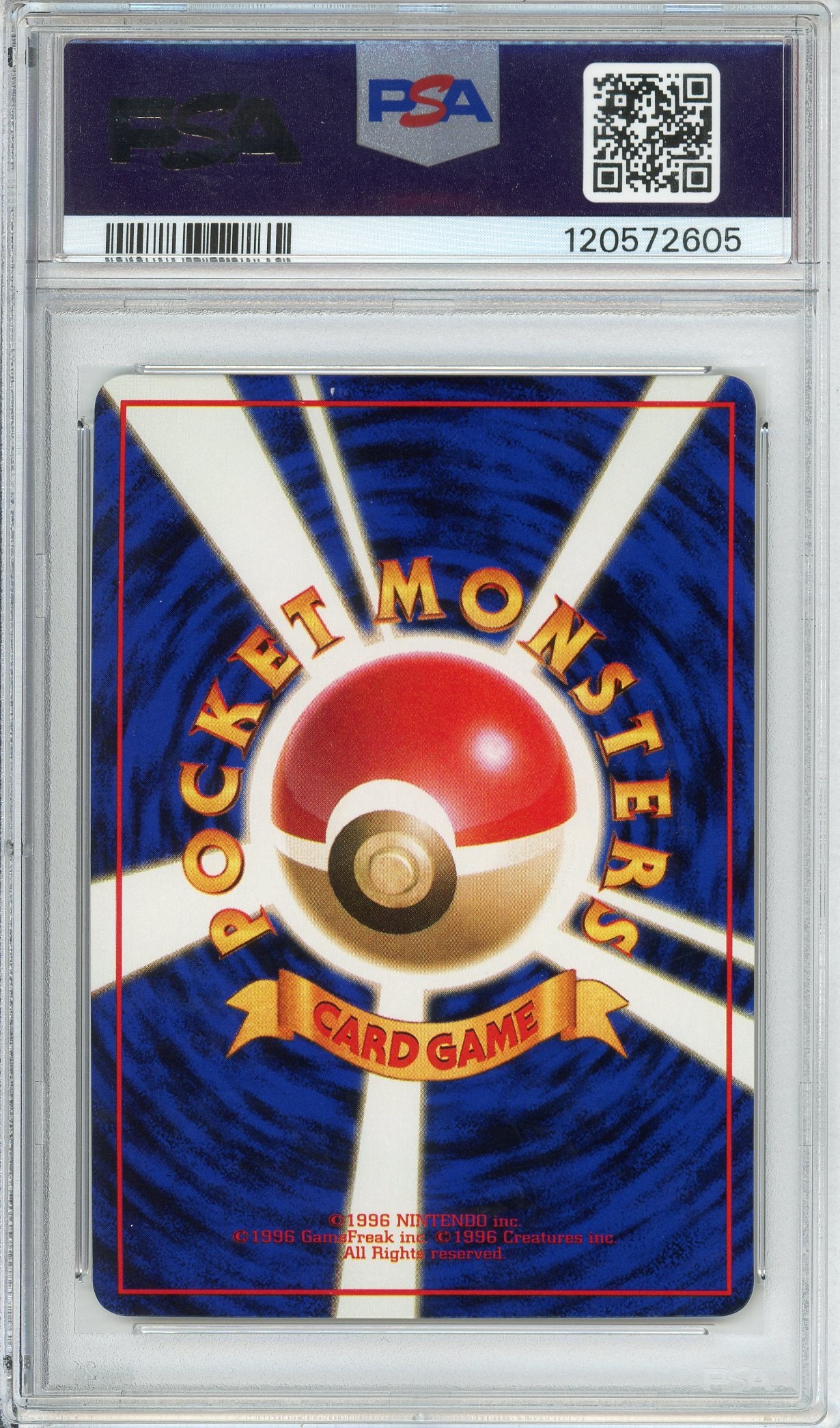 Pokemon Graded: JP Mr. Mime #122 Vending Series I (1998) PSA 10