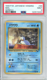 Pokemon Graded: JP Seel #86 Vending Series II (1998) PSA 9