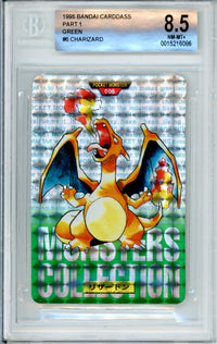 Pokemon Graded: Charizard #6 Bandai Carddass Part 1 (1996) Beckett 8.5