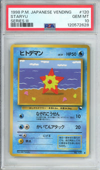 Pokemon Graded: JP Staryu #22 Vending Series II (1998) PSA 10